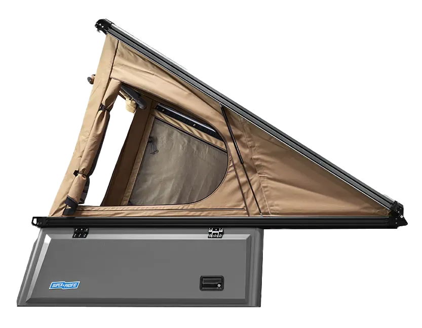 X1 Camper — Grey body · Tan tent