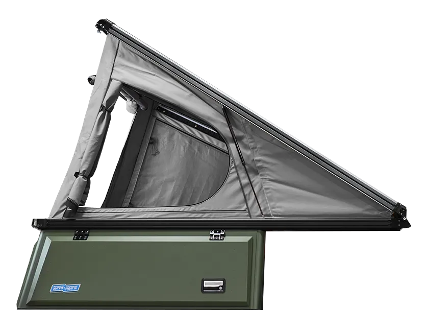 X1 Camper — OD Green body · Grey tent