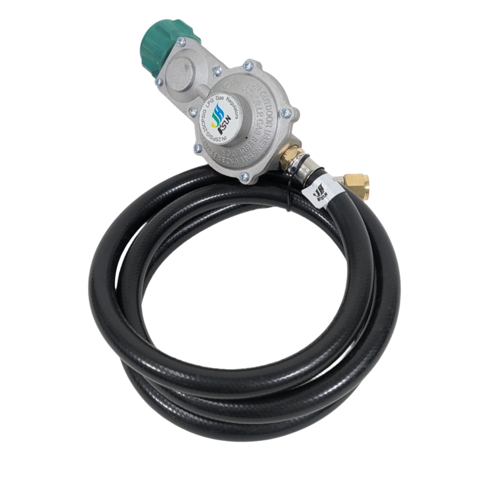 Propane hose · 5′ two-stage regulator